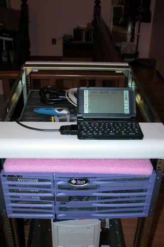 Sun V440 Server and Zaurus