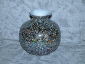 'Granite' small round vase