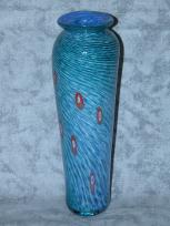 Tall Blue Murrini Vase